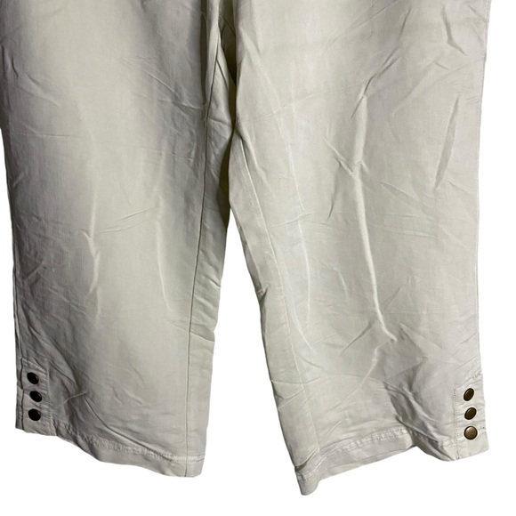 NWT Khakis & CO Women's Lightly Tan Capris Pant - Picture 3 of 11